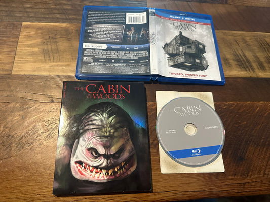 The Cabin In The Woods Blu ray-Lionsgate-Walmart Exclusive Slipcover-No Digital