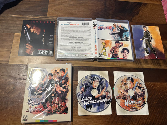 Lady Whirlwind & Hapkido Blu ray-Arrow Video-2 Disc-Slipcover-Special Ed-