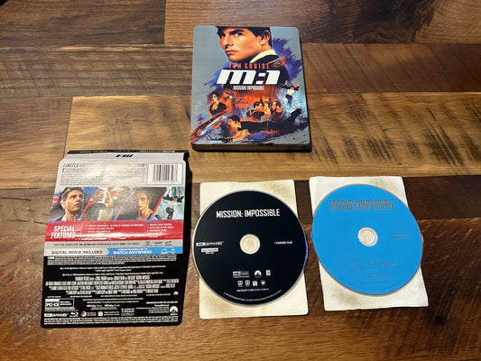 M:1 Mission: Impossible (4K Ultra HD/Blu ray, Steelbook, Paramount, No Digital)