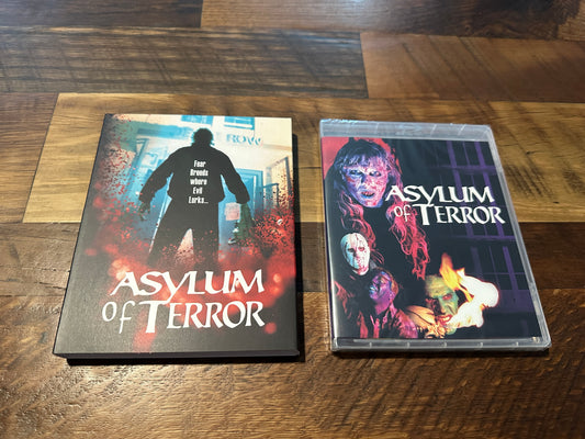 Asylum Of Terror (Blu ray, Vinegar Syndrome, Slipcover, Horror Classic, NEW)
