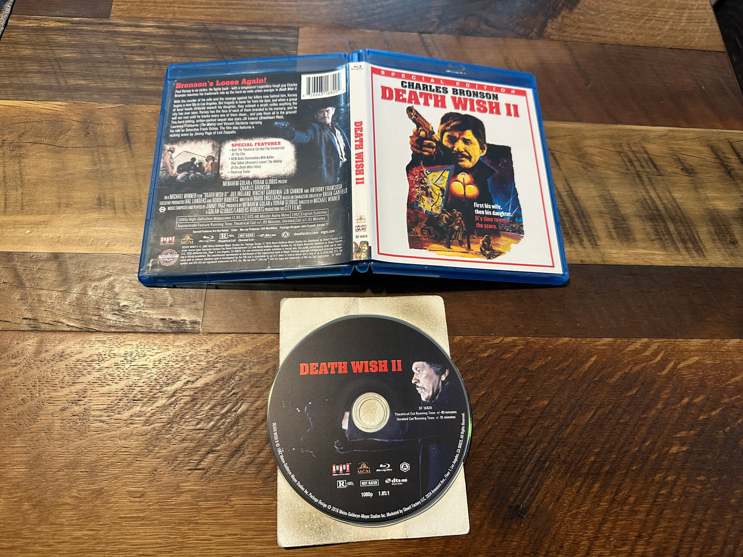Death Wish II (Blu ray, Shout Select, Special Edition, 80’s Classic)