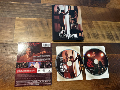 Late Night With The Devil (4K Ultra HD, Steelbook, Shudder, DENTED, No Digital)