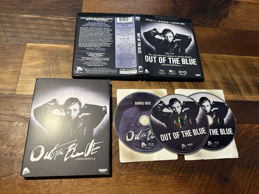 Out of the Blue 4K Ultra HD-Severin Films-Slipcover-2 Disc-NEW/Sealed