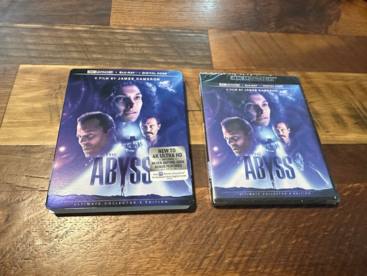 The Abyss (4K Ultra HD/Blu ray, 20th Century Fox, Slipcover, NEW/Sealed)