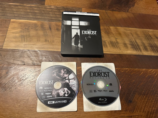 The Exorcist Believer (4K Ultra HD/Blu ray, Steelbook, Modern Horror, No Digital)
