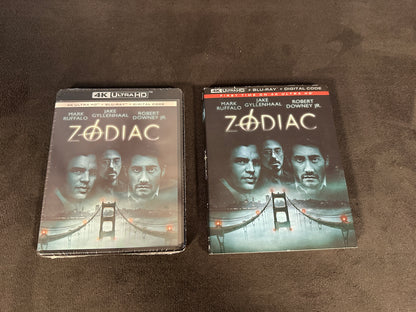 Zodiac (4k Ultra HD/Blu ray, Paramount, 3 Disc, Slipcover, NEW)