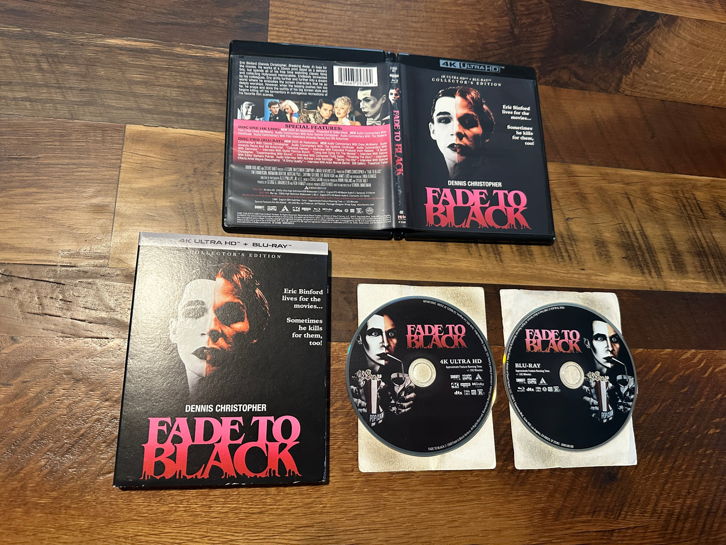 Fade To Black (4K Ultra HD, Scream Factory, Slipcover, Collector’s Ed)