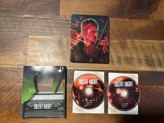 Silent Night (4K Ultra HD/Blu ray, Lionsgate, Steelbook, 2 Disc, No Digital)