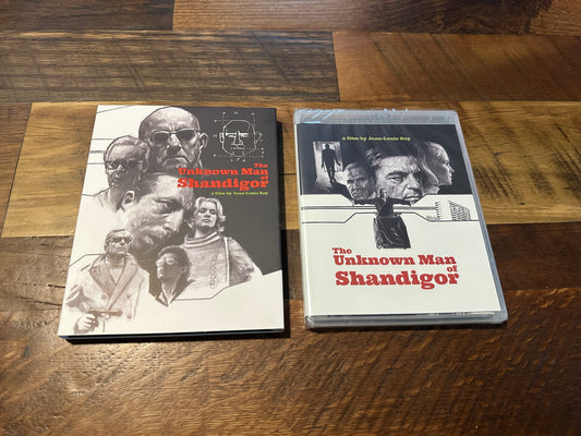 The Unknown Man of Shandigor (Blu ray, Vinegar Syndrome, Slip, NEW)