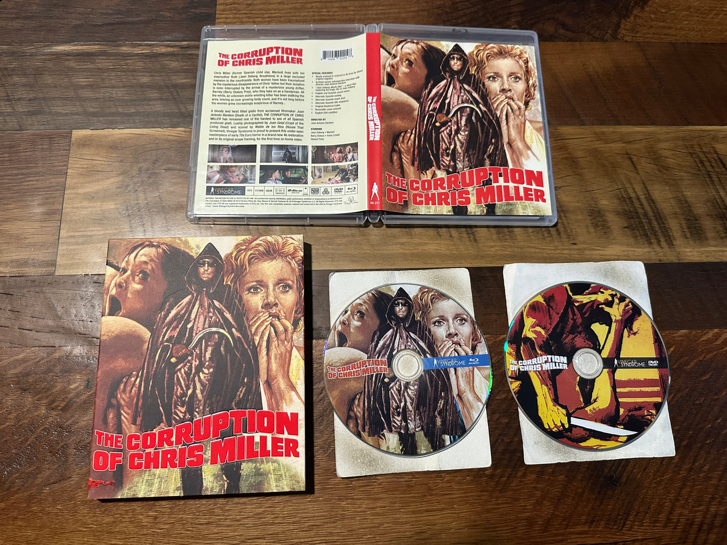 The Corruption of Chris Miller (Blu ray, Vinegar Syndrome, OG Slipcover)
