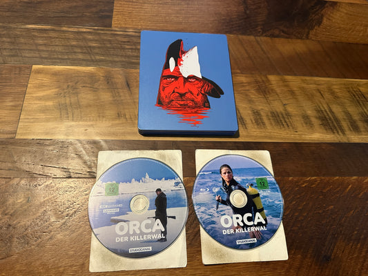 Orca The Killer Whale 4K Ultra HD/ Blu ray-Steelbook-70’s Classic Horror