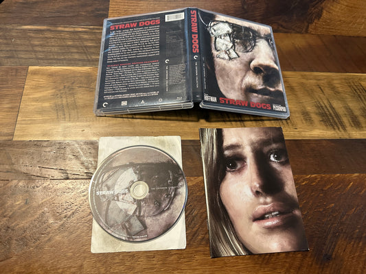 Straw Dogs Blu ray-Criterion Collection-Dustin Hoffman Disturbing Classic