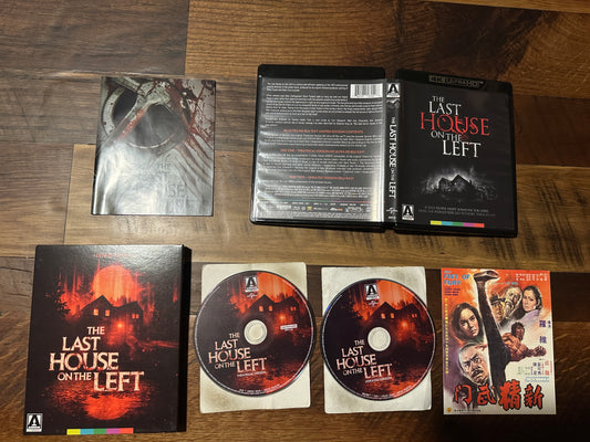 The Last House on the Left 4K Ultra HD*Arrow Video*Limited Ed*US Release*Slip*