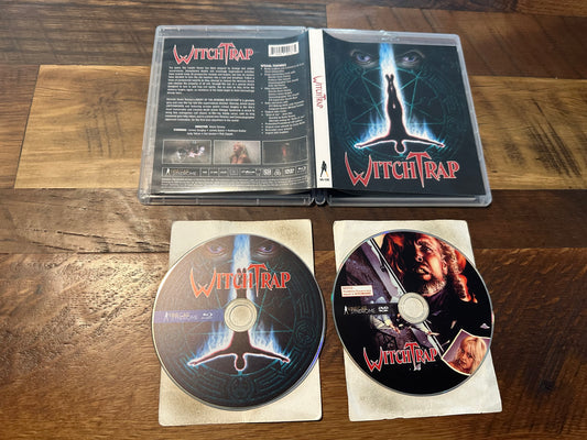 Witchtrap Blu ray/DVD-Vinegar Syndrome-80’s Horror-2 Disc-