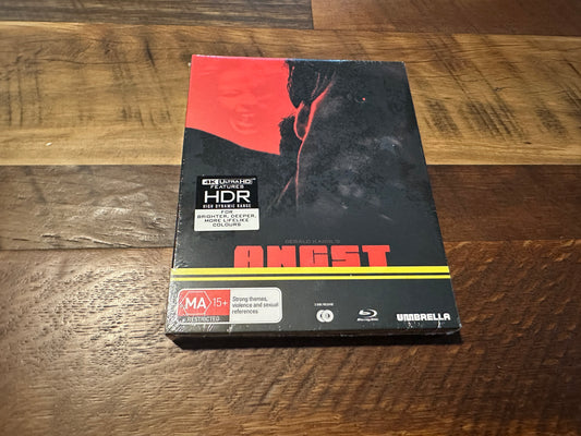 Angst (4K Ultra HD, Umbrella Entertainment, Slipcover, NEW)