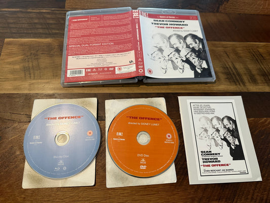 The Offence Blu ray-Eureka-Sean Connery-Special Edition-Region B-