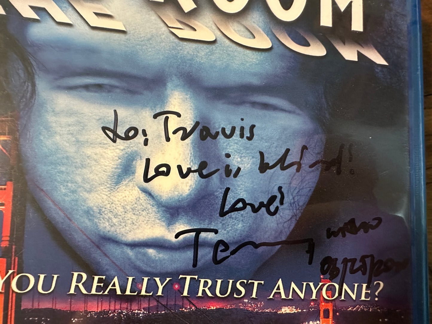 The Room 2003 (Blu ray, Signed By Tommy Wiseau, OOP, Classic Rare Horror)