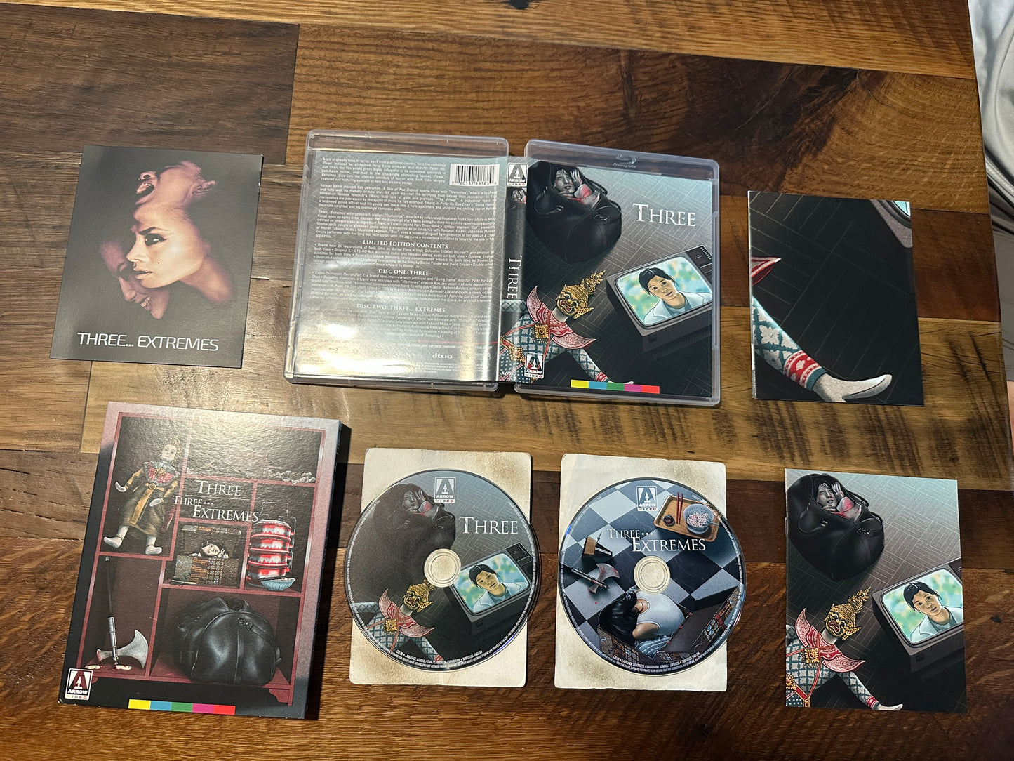 Three / Three Extremes (Blu ray, Arrow Video, Limited Edition, Slipcover)
