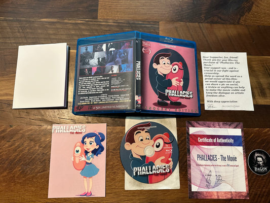 Phallacies the Movie BD-R Rare Innocent Edition-50 Made-Obscure-OOP