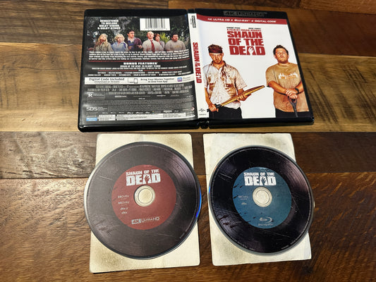 Shaun of the Dead (4k Ultra HD/Blu ray, Universal, 2 Disc, No Digital)