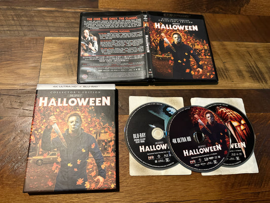Halloween (4K Ultra HD/Blu ray, Scream Factory, OOP Hard Slipcover)