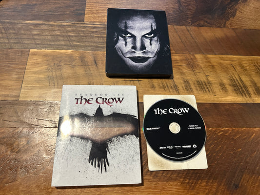 The Crow (4K Ultra HD, Steelbook, Slipcover, 30th Anniversary, No Digital)