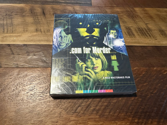 .Com For Murder (Blu ray, Arrow Video, Slipcover, 2002 Horror, Booklet, NEW)