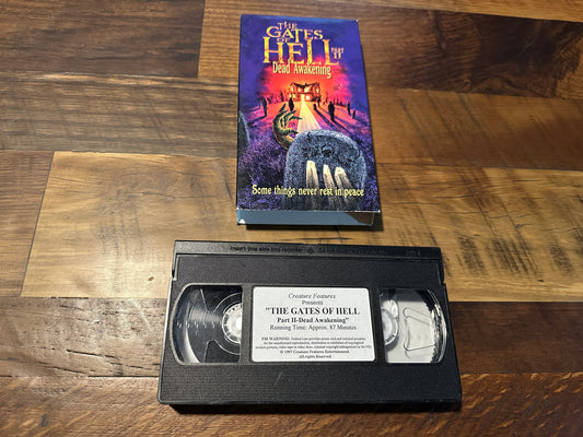 The Gates Of Hell Part II (2) VHS-Slipcase-Dead Awakening-90’s Horror-