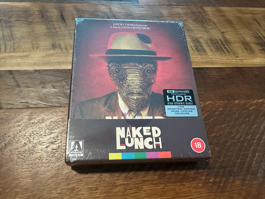 Naked Lunch (4K Ultra HD, Arrow Video, Limited Ed, David Cronenberg, NEW)