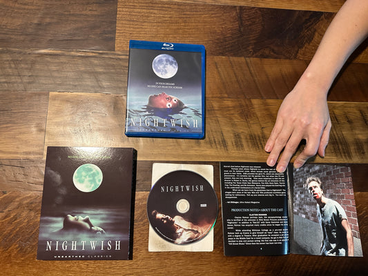 Nightwish (Blu ray, Unearthed Films, 90's Horror Classic, Slipcover)