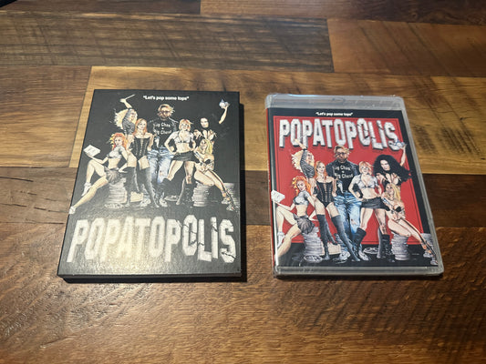 Popatopolis Blu ray-Terror Vision-2009 Classic-Slipcover-NEW/Sealed-