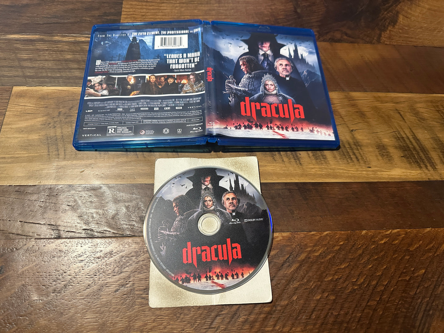 Dracula 2025 (Blu ray, Vertical Entertainment, Widescreen)