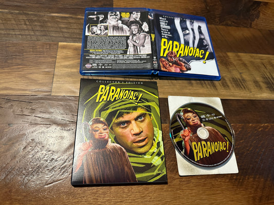 Paranoiac! (Blu ray, Scream Factory, Slipcover, Collector’s Edition)