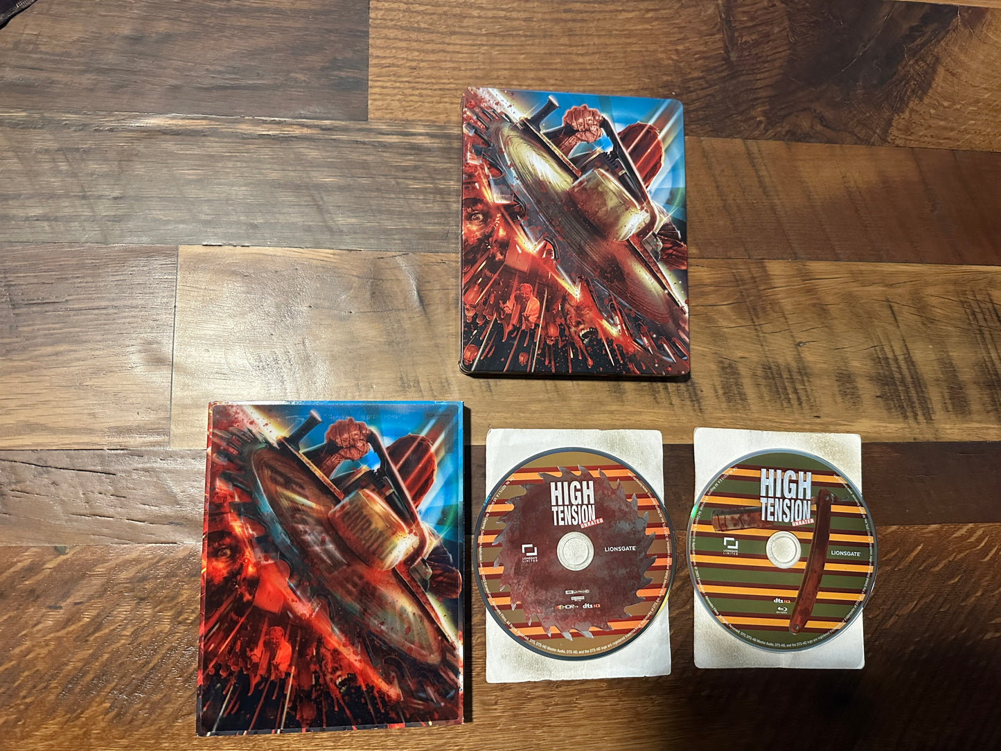 High Tension (4K Ultra HD, Steelbook, Lenticular Slipcover, No Digital)