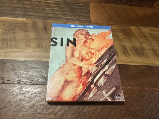 Sin Blu ray/DVD-Cult Epics-SlipcASE-Classic-NEW/Sealed-