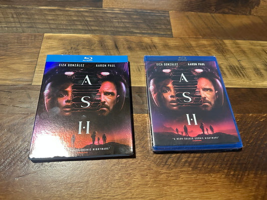 Ash (Blu ray, RLJE Films, Slipcover, Modern Horror, Widescreen, NEW)