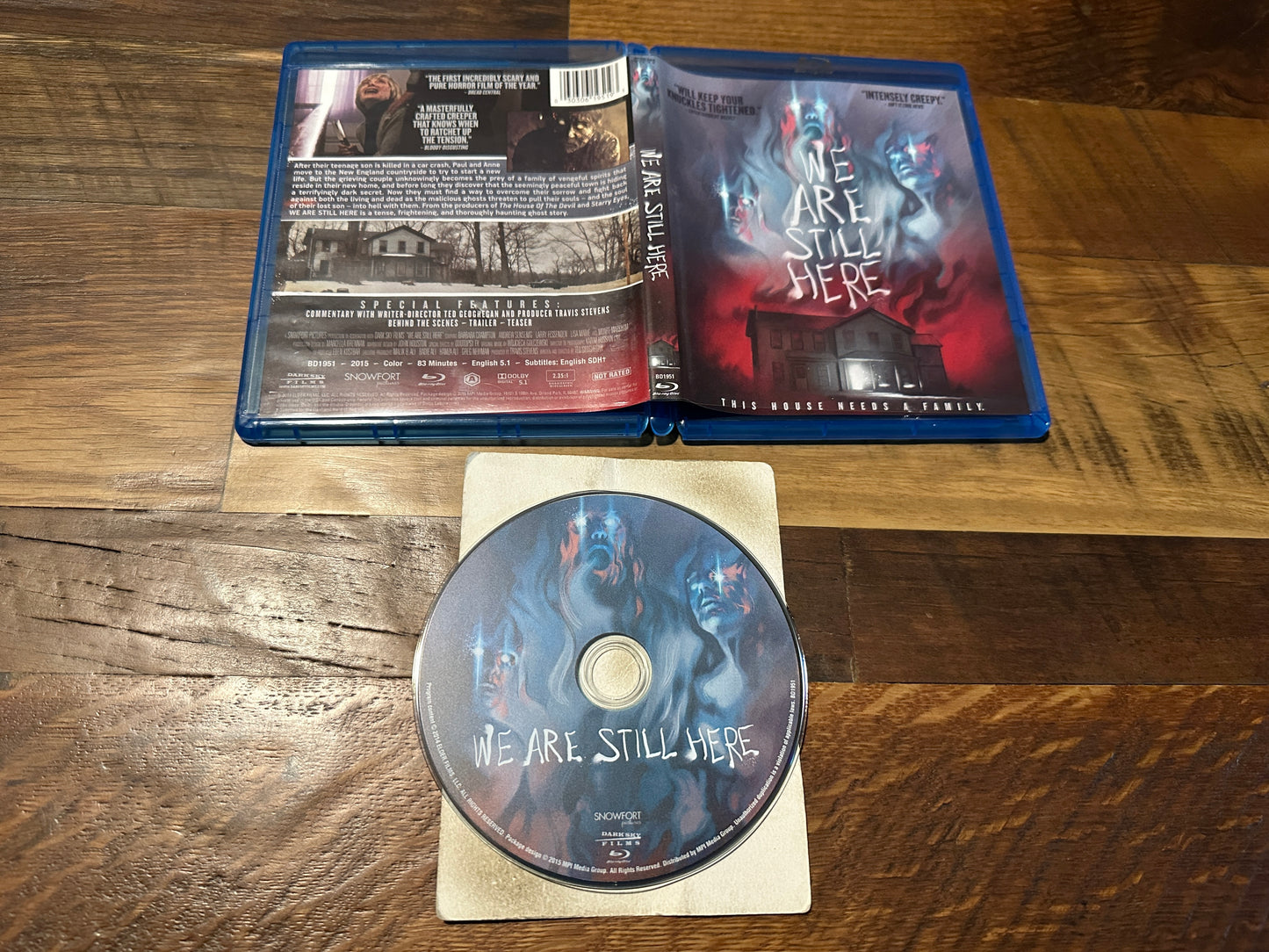 We Are Still Here (Blu ray, Dark Sky Films, 2015 Modern Horror)