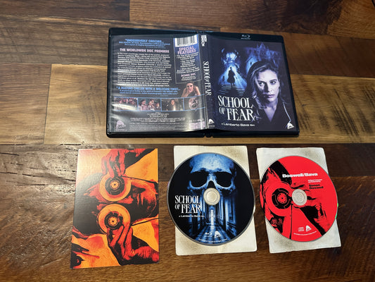 School of Fear (Blu ray, Severin Films, Lamberto Bava 80’s Classic)