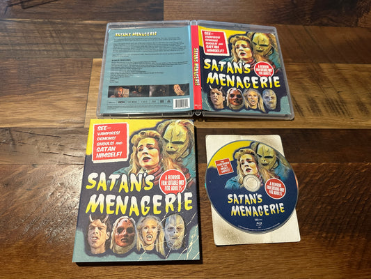 Satan’s Menagerie (Blu ray, Vinegar Syndrome Partner Label, Slip)