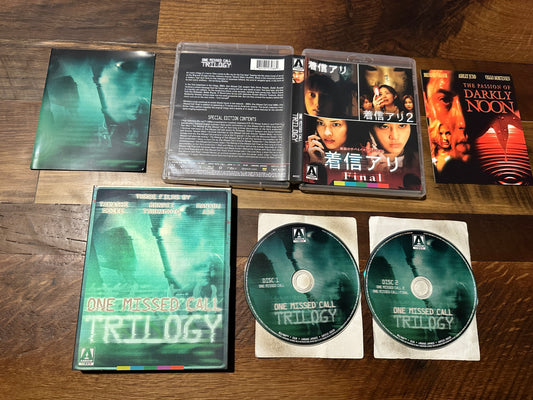 One Missed Call Trilogy (Blu ray, Arrow Video, Special Ed, Region A, Slipcover)