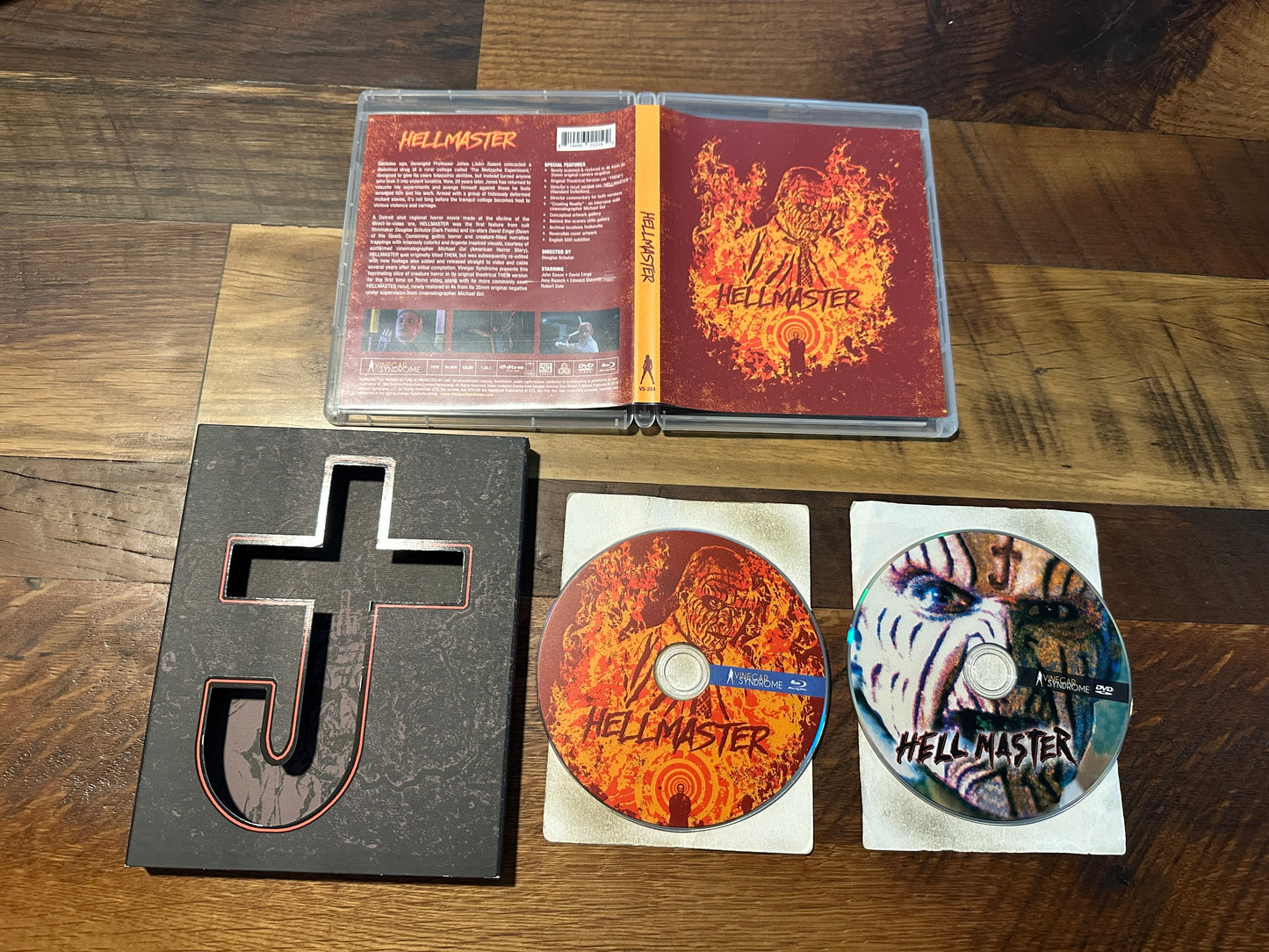 Hellmaster (Blu ray, Vinegar Syndrome, OOP Slipcover, 90's Classic)