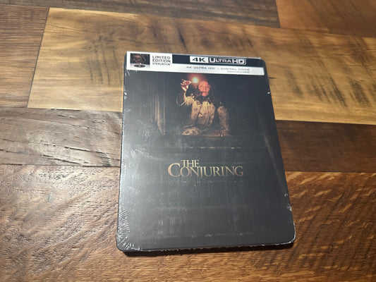 The Conjuring 4K Ultra HD/Blu ray-Steelbook-Limited Edition-NEW