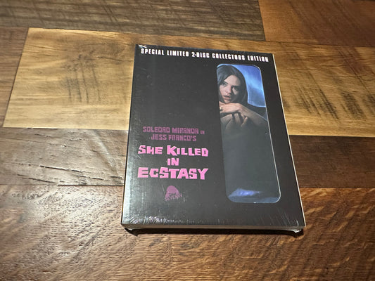 She Killed In Ecstasy Blu ray-Severin Films-2 Disc Collector’s Ed-Slipcover-NEW