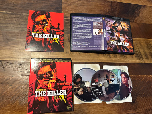 The Killer (4K Ultra HD, Hong Kong Cinema, Hard Slipcase, Shout)