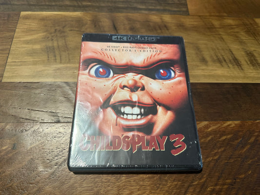 Child’s Play 3 4k Ultra HD/Blu ray-Scream Factory-Collector’s Edition-NEW