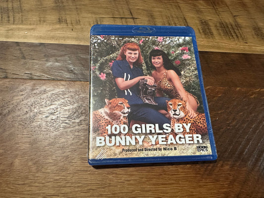 100 Girls By Bunny Yeager Blu ray-Cult Epics-Region Free-NEW/Sealed-