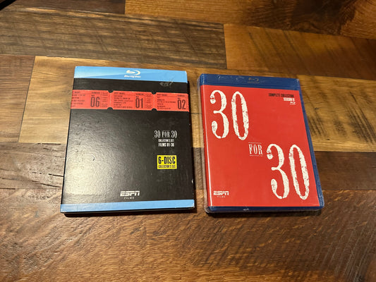 30 For 30 Season 1&2 Blu ray-ESPN Films-Used & NEW-