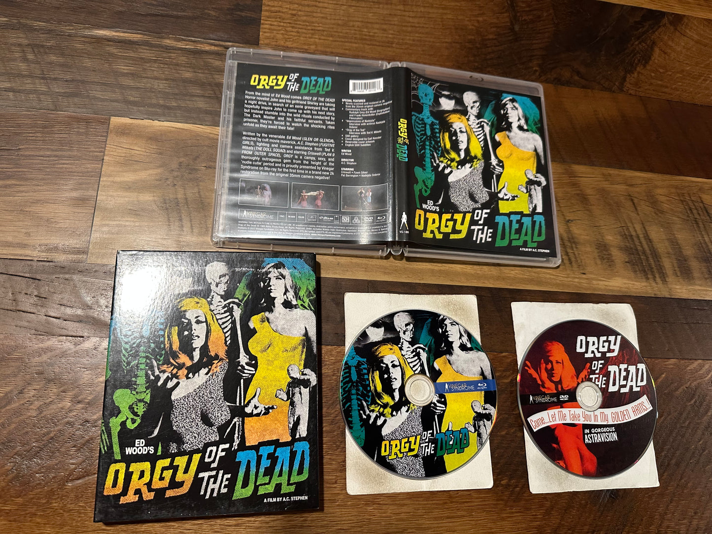 Orgy Of The Dead Blu ray-Vinegar Syndrome-OOP Slipcover-60’s Classic-