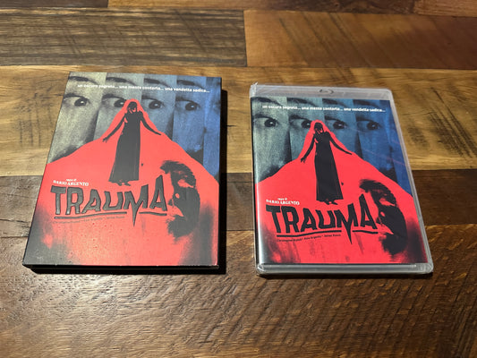 Trauma (Blu ray, Vinegar Syndrome, Slipcover, 90’s Horror, NEW)