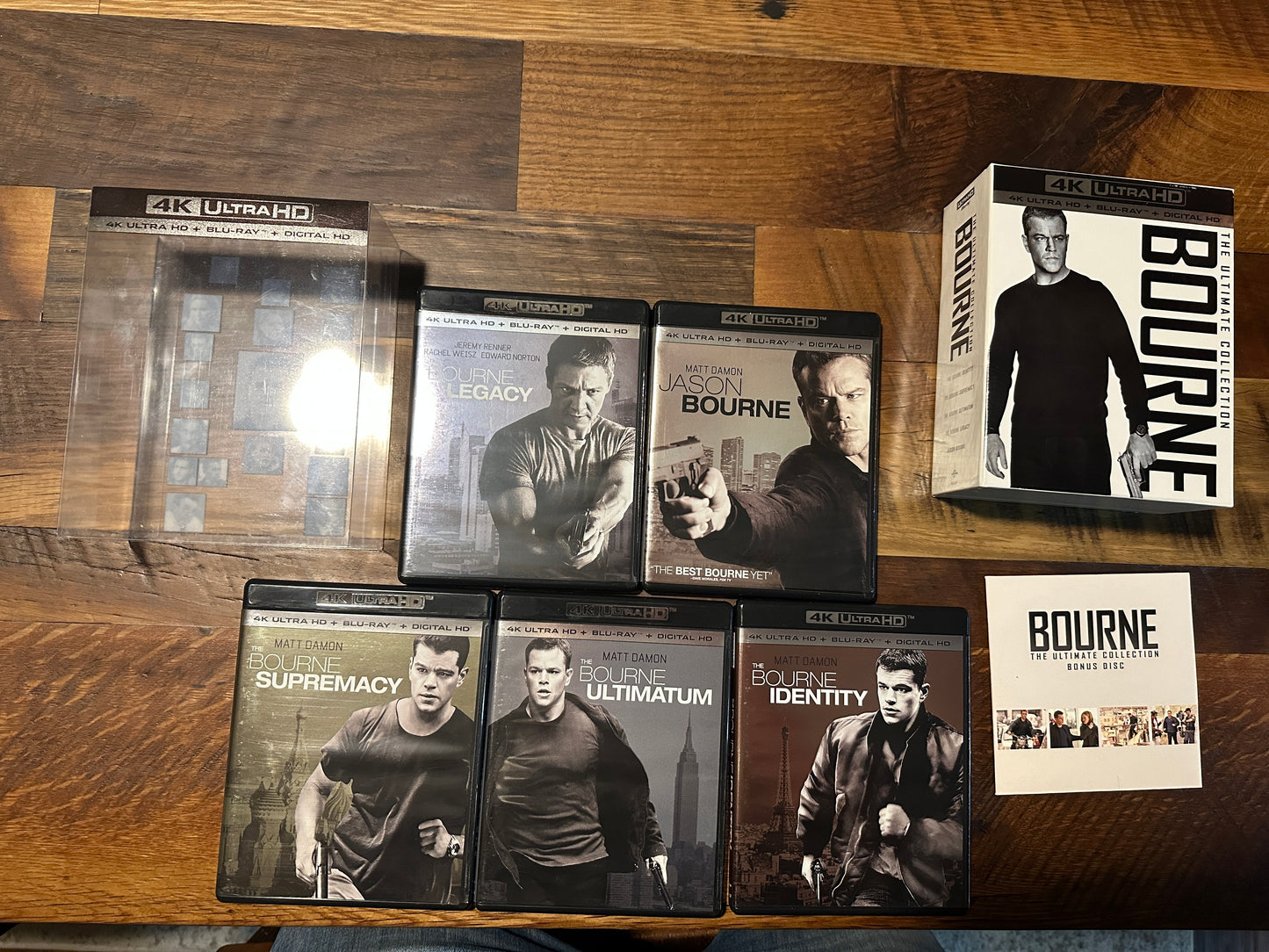 Bourne The Ultimate Collection (4K Ultra HD/Blu ray, Boxset, 5 Movies, No Digital)